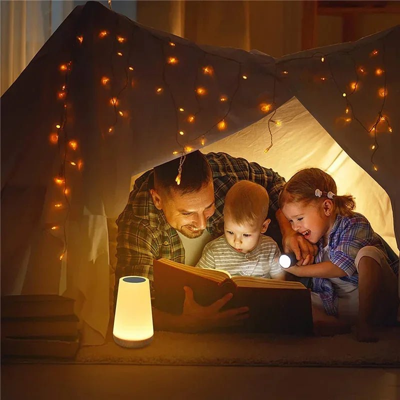 13 Color Changing Night Light RGB Remote Control Touch Dimmable Lamp Portable Table Bedside Lamps USB Rechargeable Night Lamp - Figgostyle