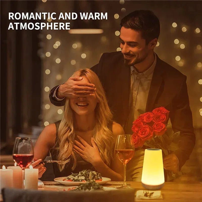 13 Color Changing Night Light RGB Remote Control Touch Dimmable Lamp Portable Table Bedside Lamps USB Rechargeable Night Lamp - Figgostyle