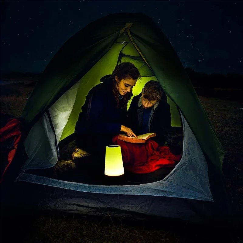 13 Color Changing Night Light RGB Remote Control Touch Dimmable Lamp Portable Table Bedside Lamps USB Rechargeable Night Lamp - Figgostyle