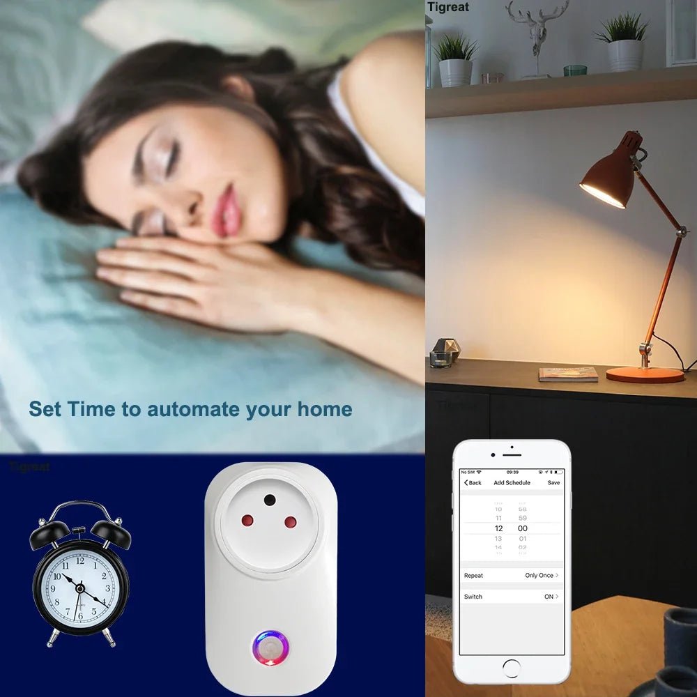 16A Israel Smart Plug WIFI Socket Bluetooth USB ISR IL Outlet - Voice Timer Remote - Tuya/Alexa/IFTTT/ Life Home Automatio - Figgostyle