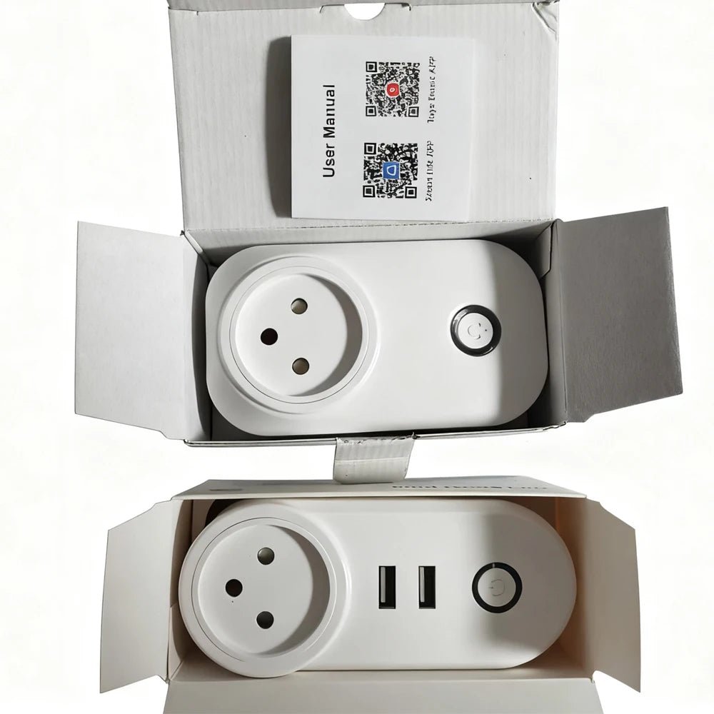 16A Israel Smart Plug WIFI Socket Bluetooth USB ISR IL Outlet - Voice Timer Remote - Tuya/Alexa/IFTTT/ Life Home Automatio - Figgostyle
