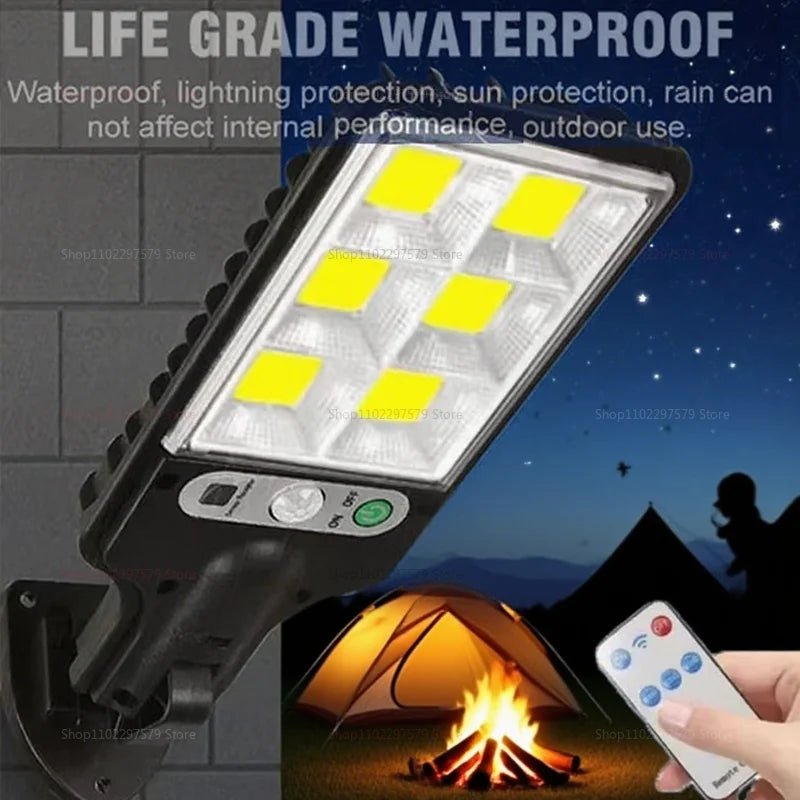 2025 Solar Street Lights Outdoor Home Rural Fully Automatic LED Sensing Super Bright Waterproof Security Garden Pathway Lamp - Figgostyle