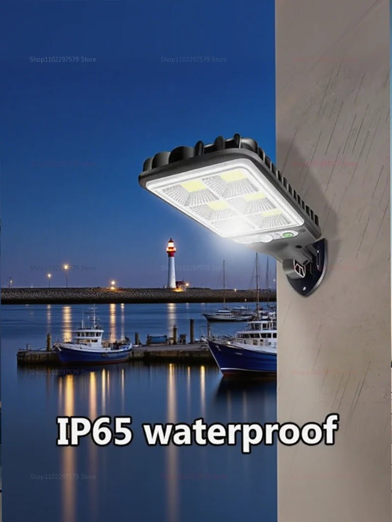 2025 Solar Street Lights Outdoor Home Rural Fully Automatic LED Sensing Super Bright Waterproof Security Garden Pathway Lamp - Figgostyle