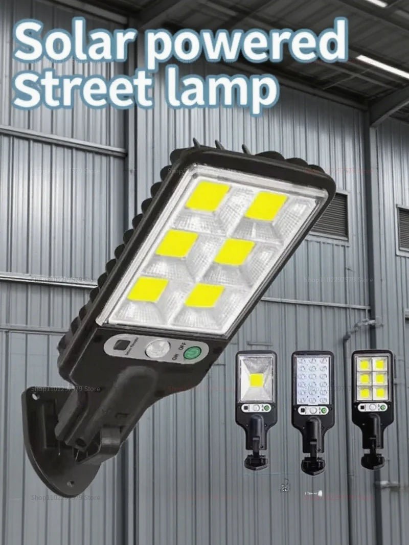 2025 Solar Street Lights Outdoor Home Rural Fully Automatic LED Sensing Super Bright Waterproof Security Garden Pathway Lamp - Figgostyle