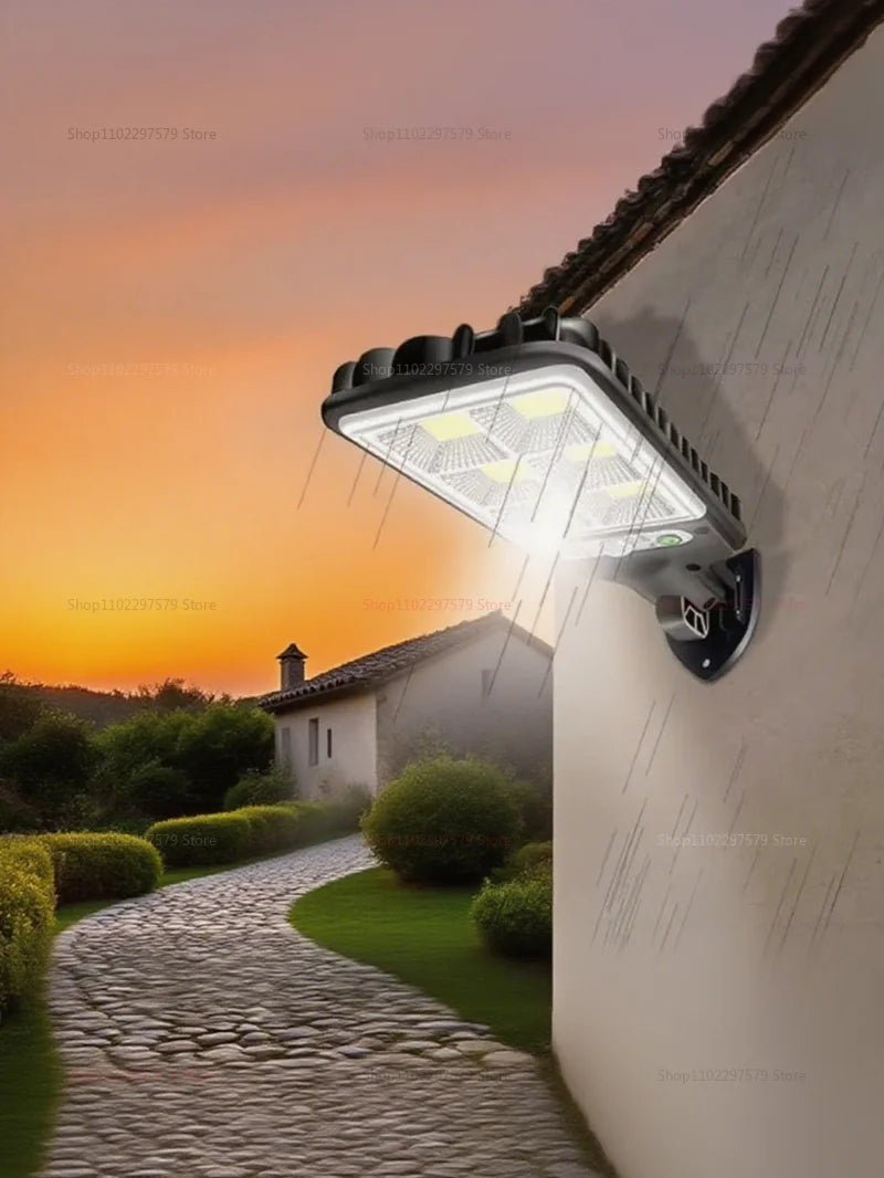 2025 Solar Street Lights Outdoor Home Rural Fully Automatic LED Sensing Super Bright Waterproof Security Garden Pathway Lamp - Figgostyle