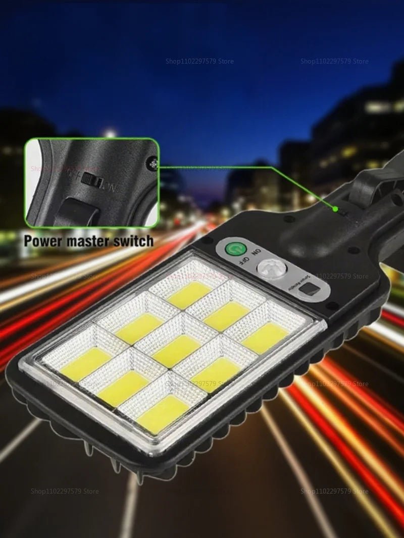 2025 Solar Street Lights Outdoor Home Rural Fully Automatic LED Sensing Super Bright Waterproof Security Garden Pathway Lamp - Figgostyle