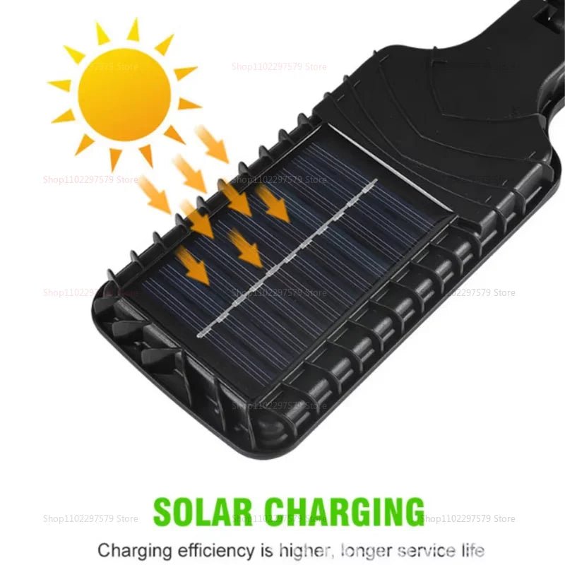2025 Solar Street Lights Outdoor Home Rural Fully Automatic LED Sensing Super Bright Waterproof Security Garden Pathway Lamp - Figgostyle