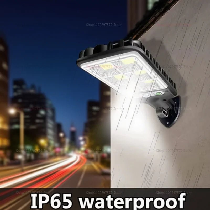 2025 Solar Street Lights Outdoor Home Rural Fully Automatic LED Sensing Super Bright Waterproof Security Garden Pathway Lamp - Figgostyle