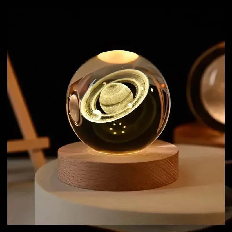 3D Crystal Galaxy Night Light 🌌✨ - Figgostyle