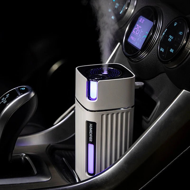 Air Humidifier Ultrasonic Smart Cool Mist Aroma Diffuser HumidifiersWith Color LED Light Mist Maker Fogger For Office Car Home - Figgostyle
