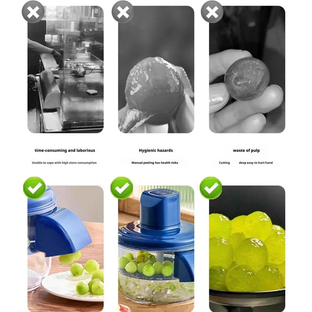Automatic Electric Grape Peeler Machine Hands Free - Figgostyle