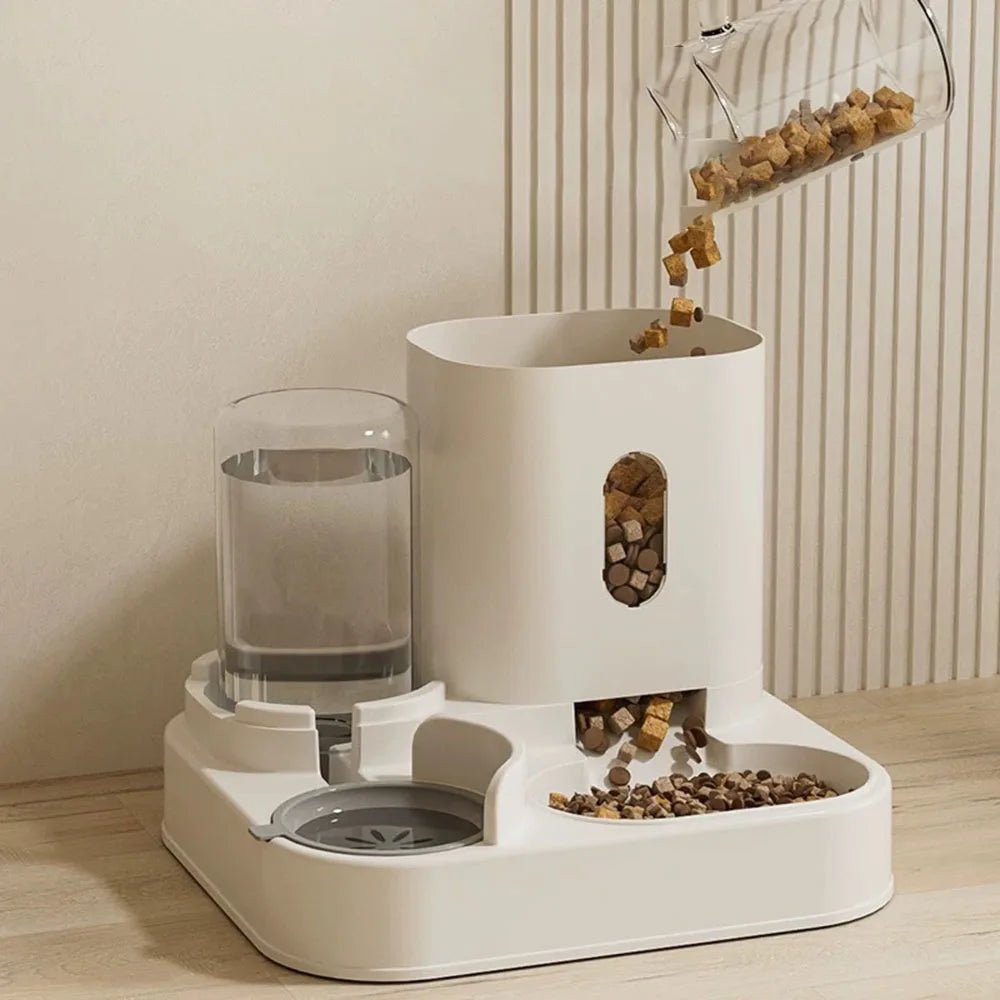 Automatic Pet Feeder & Water Dispenser for Cats Dogs - Smart Food Feeding Station, Automatic Waterer, Pet Supplies - Figgostyle