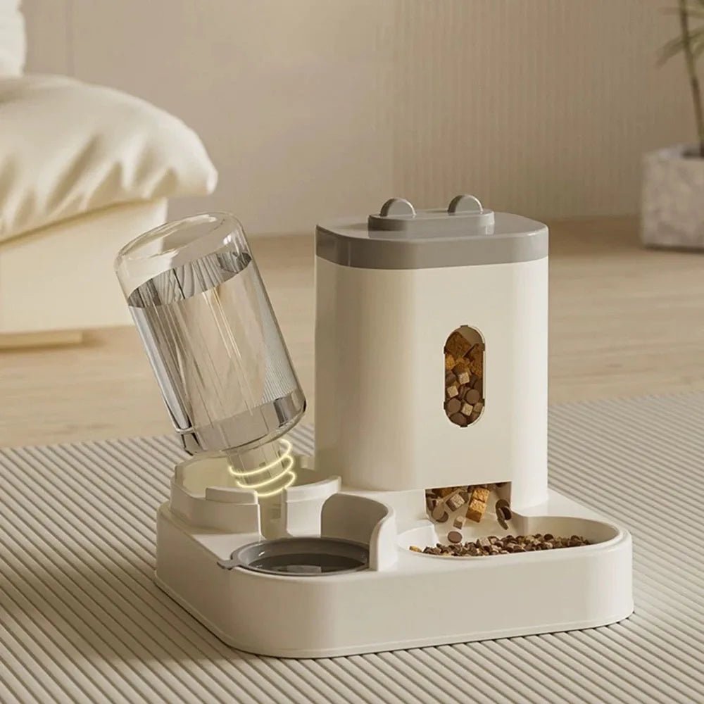Automatic Pet Feeder & Water Dispenser for Cats Dogs - Smart Food Feeding Station, Automatic Waterer, Pet Supplies - Figgostyle