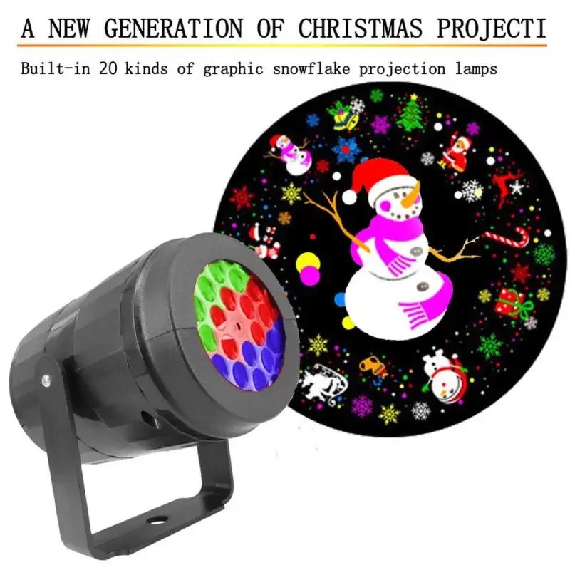 Christmas Snowflake Projector Light ❄️🎅 - Figgostyle