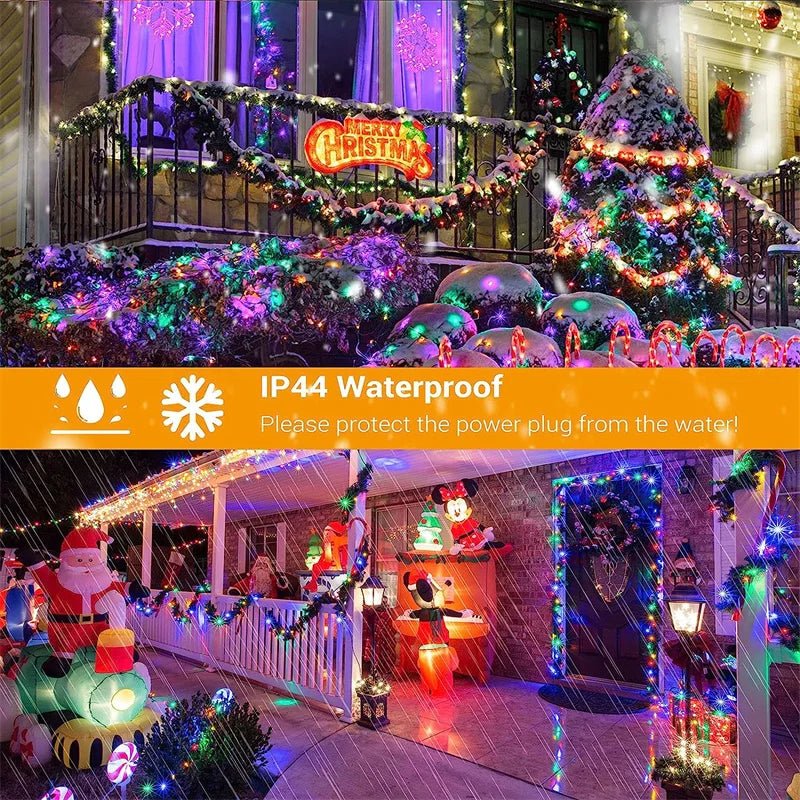 Christmas Tree RGB String Lights 🎄✨ 100LED 10M Bluetooth Fairy Lights - Figgostyle