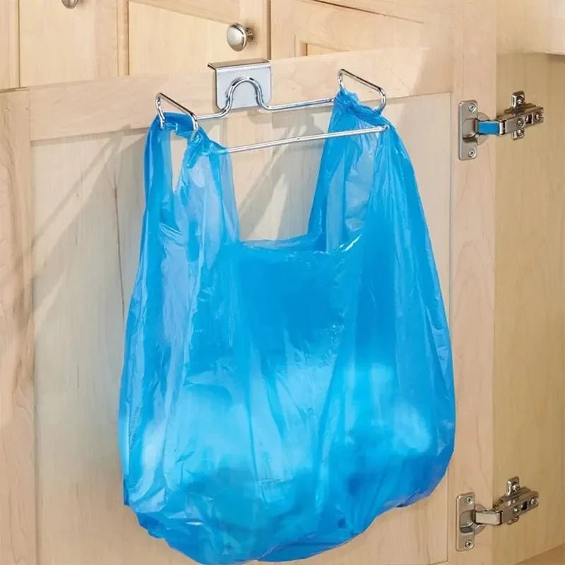 Creative Kitchen Trash Rack Cabinet Door Garbage Bags Holder - Figgostyle