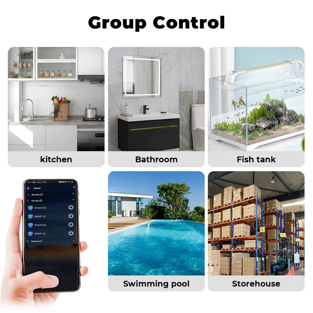 eWeLink APP Water Leak Detector Smart Home Zigbee Leakage Sensor Security Protection Works with Home Assistant Zigbee Gateway - Figgostyle