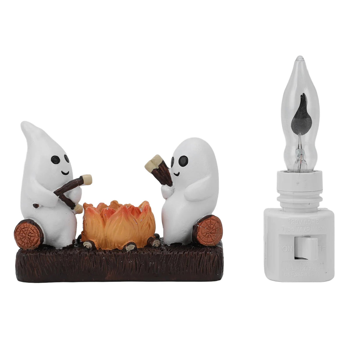 Ghost Campfire Flickering Night Light - Figgostyle