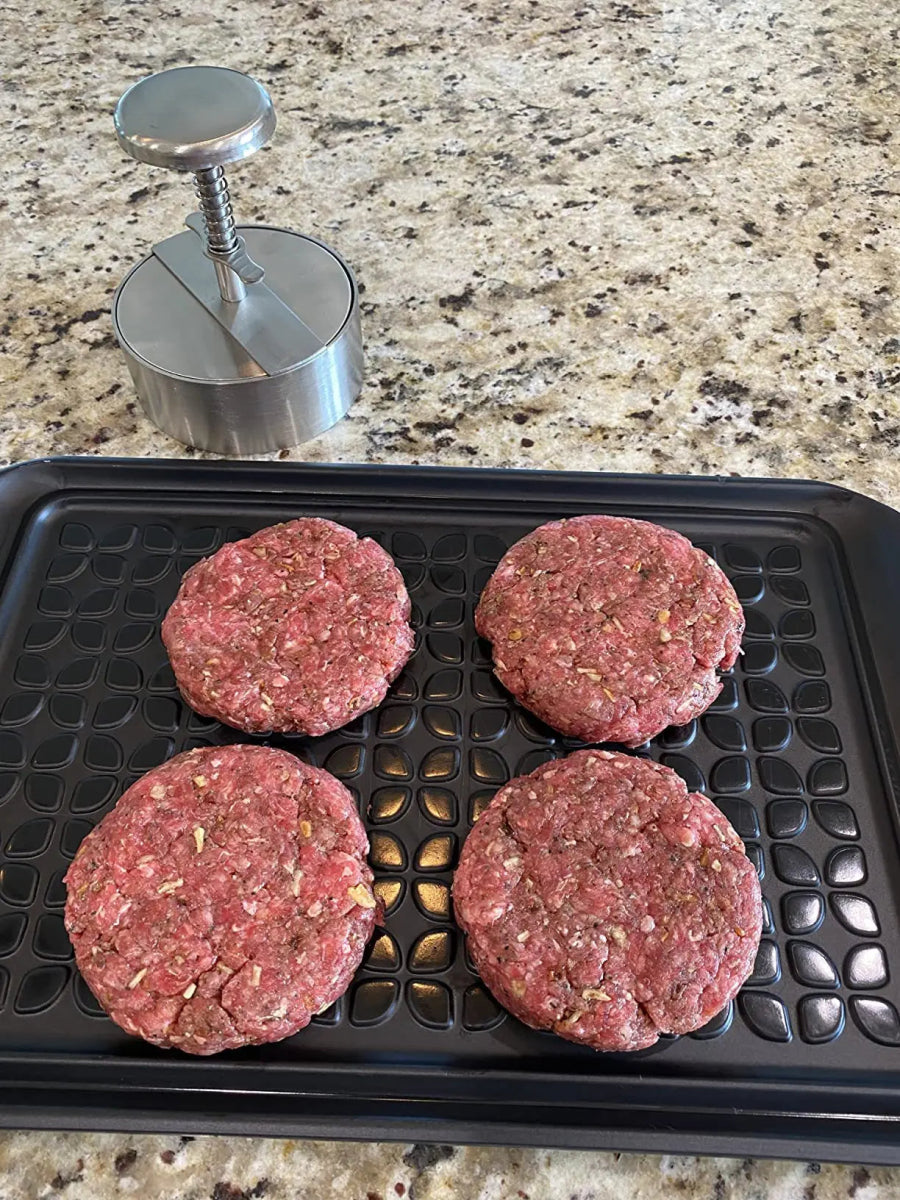 Household 304 stainless steel meat patty press - Figgostyle