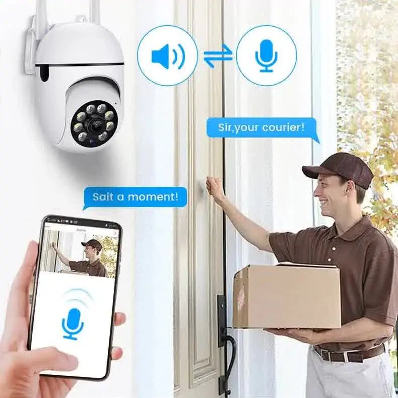 iCam365 APP IP Camera Smart Outdoor Home Security WIFI CCTV Surveillance with Color Night Vision Wireless HD 2 - Way Audio 1080P - Figgostyle