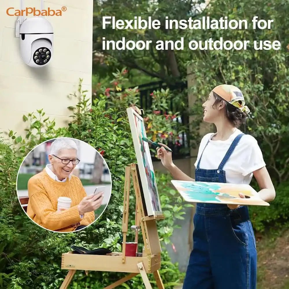 iCam365 APP IP Camera Smart Outdoor Home Security WIFI CCTV Surveillance with Color Night Vision Wireless HD 2 - Way Audio 1080P - Figgostyle