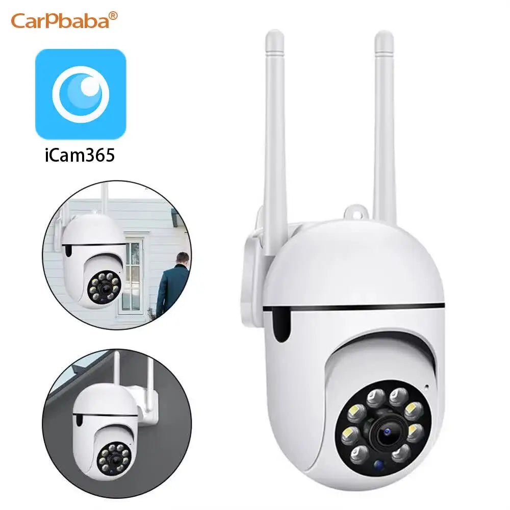iCam365 APP IP Camera Smart Outdoor Home Security WIFI CCTV Surveillance with Color Night Vision Wireless HD 2 - Way Audio 1080P - Figgostyle