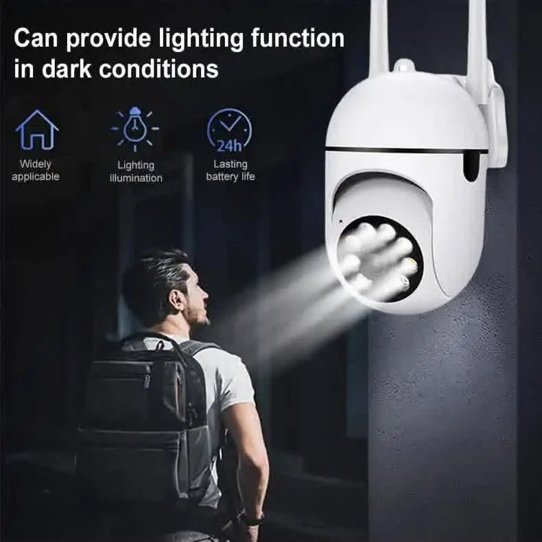 iCam365 APP IP Camera Smart Outdoor Home Security WIFI CCTV Surveillance with Color Night Vision Wireless HD 2 - Way Audio 1080P - Figgostyle