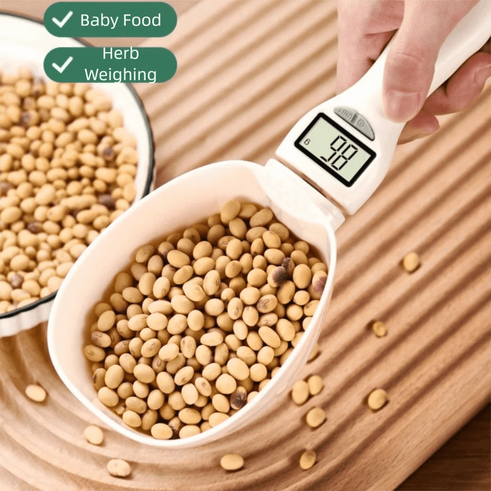 LCD Display Electronic Measuring Spoon 800g/1g High - Accuracy Kitchen Scale Digital Display Mini Size Precision Weighing Tool - Figgostyle