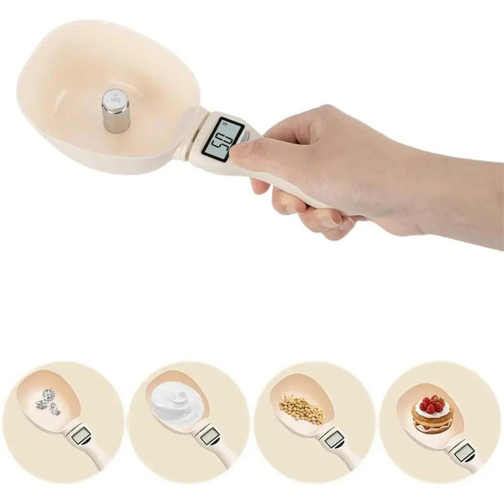 LCD Display Electronic Measuring Spoon 800g/1g High - Accuracy Kitchen Scale Digital Display Mini Size Precision Weighing Tool - Figgostyle