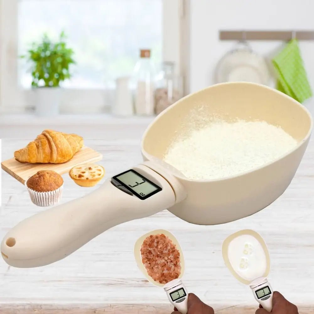 LCD Display Electronic Measuring Spoon 800g/1g High - Accuracy Kitchen Scale Digital Display Mini Size Precision Weighing Tool - Figgostyle