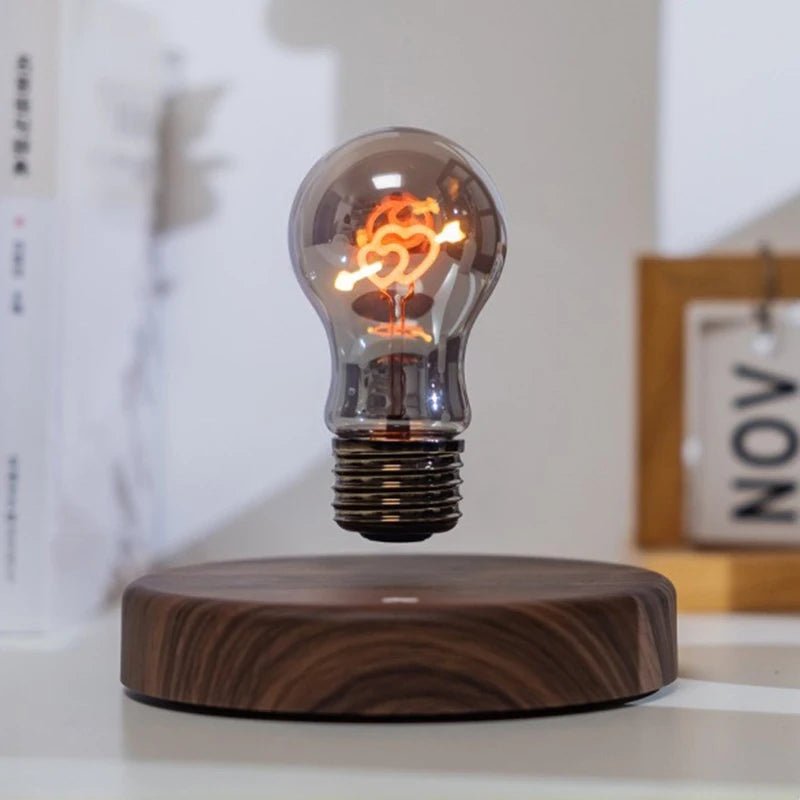 Magnetic Levitation Lamp 360° Rotation Creativity Floating Glass LED Bulb - Figgostyle