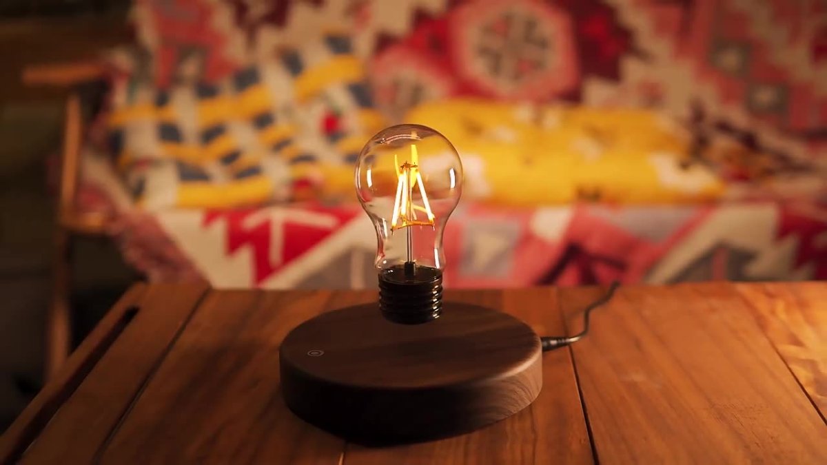 magnetic levitation light bulb - Figgostyle