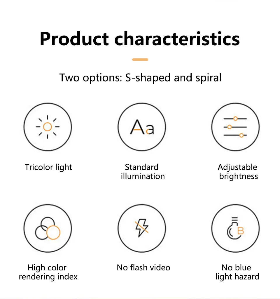 Modern Spiral Table LED Night Light Dimmable Desk Lamp Living Room Nightstand Lamp Bedside Table Study Office Bedroom Decoration - Figgostyle