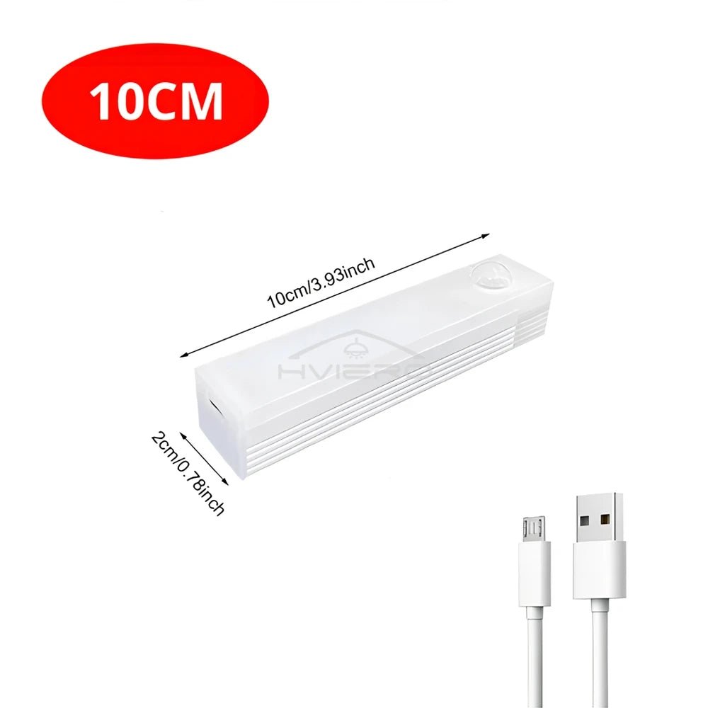 Motion Sensor Night Lights Wireless LED Lamp USB Rechargeable Magnetic For Wardrobe Room Closet Kitchen Aisle Tube Detector Bulb - Figgostyle