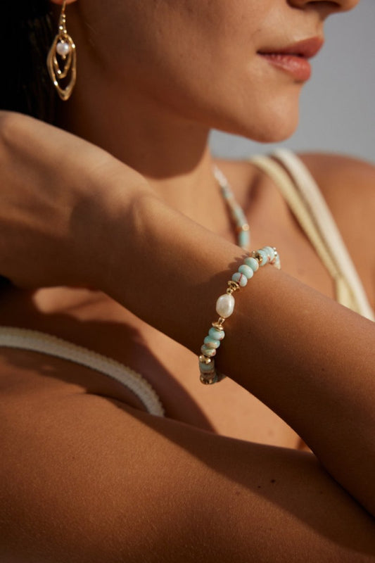 Natural pearl bracelet - Figgostyle