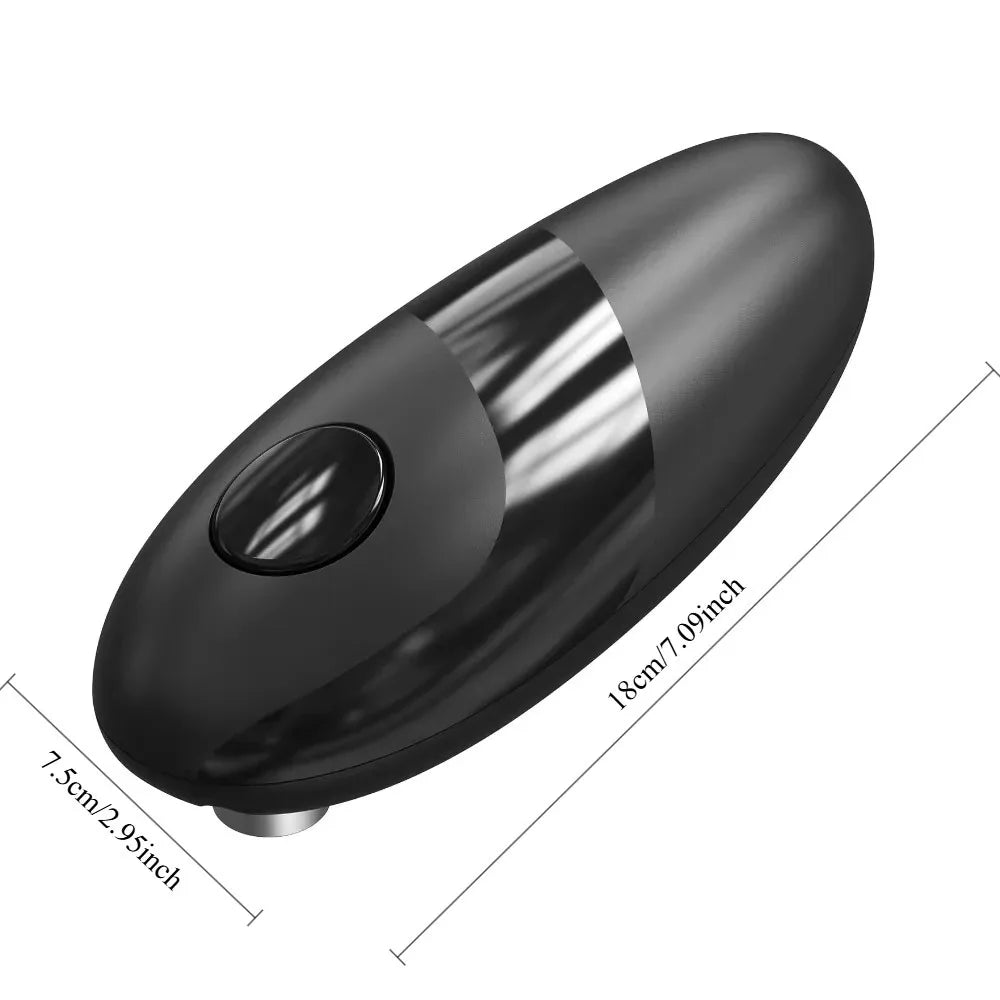 One-touch Electric Can Opener - Easy, Smooth, and Automatic - Figgostyle