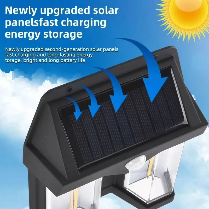 Powerful Outdoor Solar Lamp Garden Solar Powered Streetlight Outdoor Lights - Figgostyle