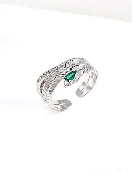 S925 Sterling Silver Vintage Zircon Ring - Figgostyle