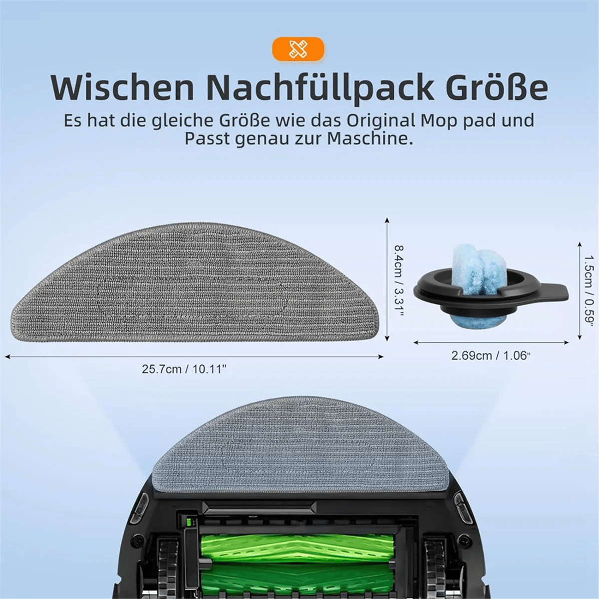 Sales For IRobot Roomba Combo I8+ / I8 / Combo J5 / Combo J5+ / Combo I5 / Combo I5+ Autom Suction Mop Robot Washable Mop - Figgostyle