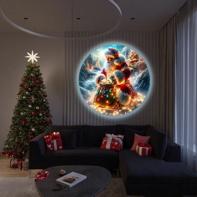 Santa Claus Projection Lamp 🎅✨ - Figgostyle