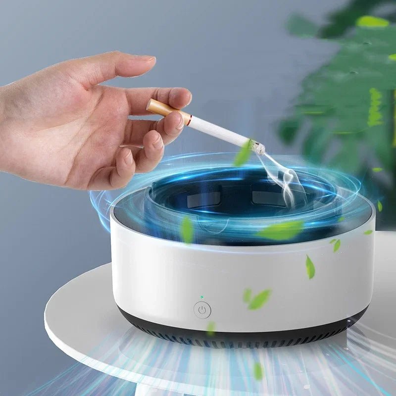 Smart Cigarette Ashtray Air Purifier, Anion Purification, Practical Automatic Purifier, Portable Gadgets for Car - Figgostyle