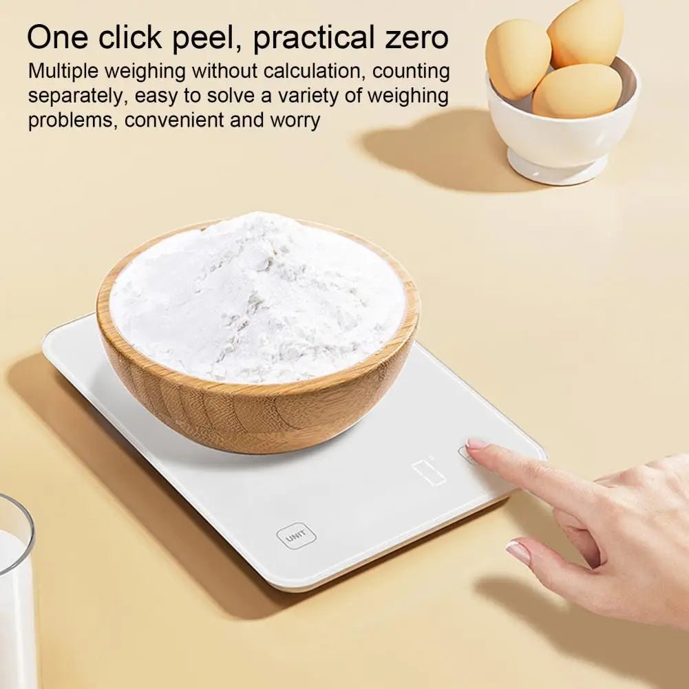 Smart Kitchen Scale Phone App 3g/10kg Electronic Scale Calorie Counter Nutrition Tracking LCD Display Digital Scale - Figgostyle