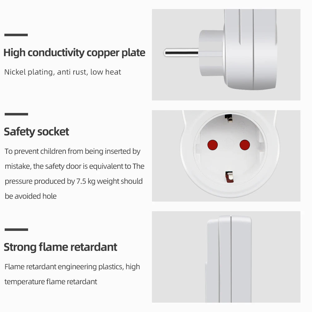 Smart Thermostat EU US UK AU FR Plug Timer Socket Multi - Function Temperature Controller Switch for Heating Cooling - Figgostyle