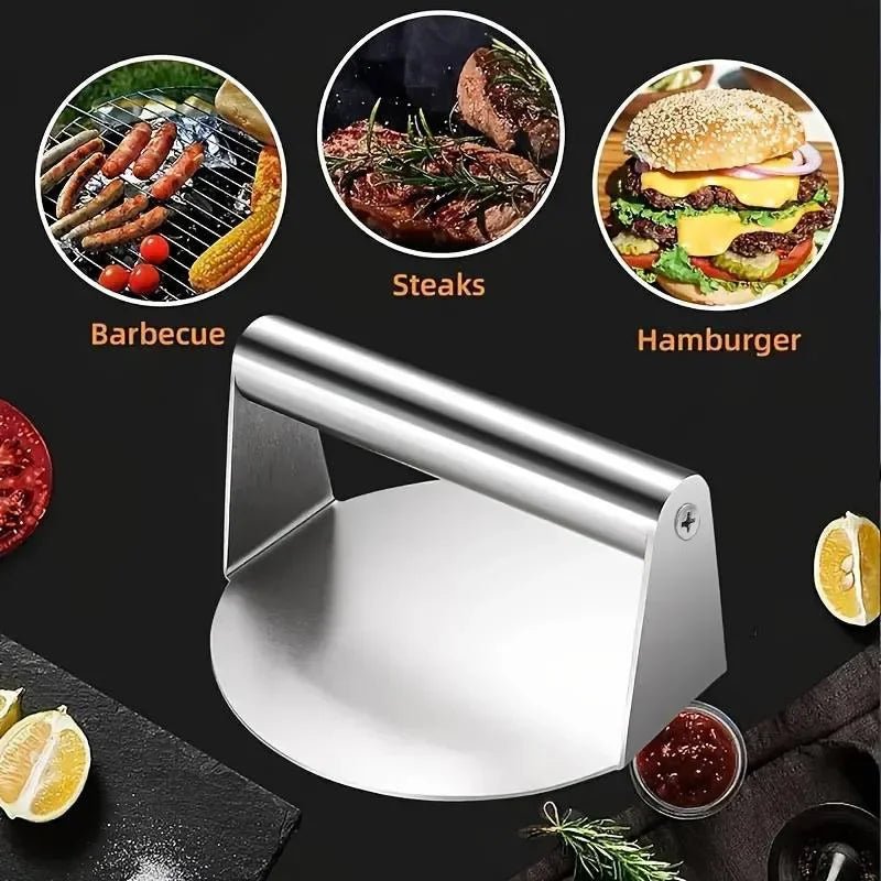 Stainless Steel Smash Burger Press - Figgostyle