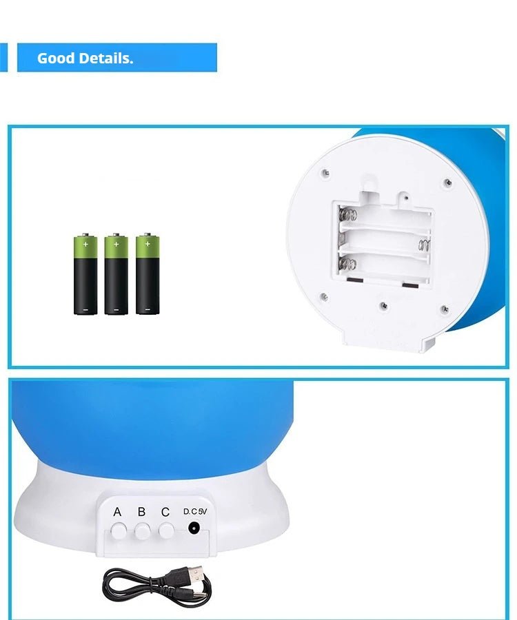 Starry Sky Night Light Projector 🌙✨ - Figgostyle