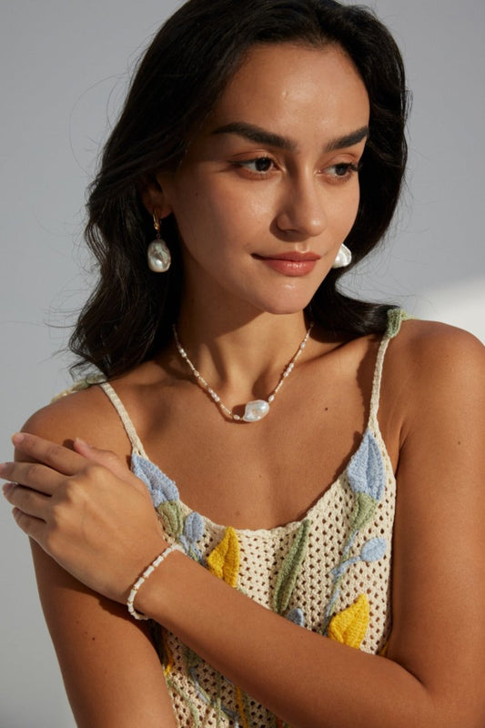 Sterling silver bamboo bracelet - Figgostyle