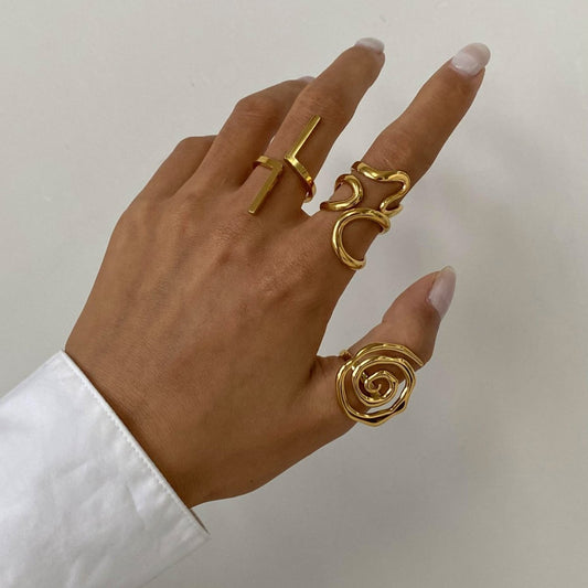 titanium steel ring - Figgostyle