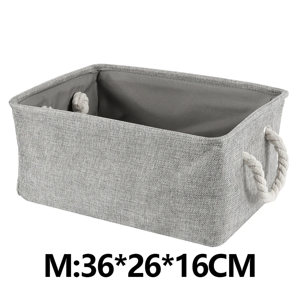 1/6Pcs Storage Cubes Closet Clothes Shoes Storage Containers Foldable Felt Fabric Cube Storage Bins Toy Cube Baskets Saves Space - Figgostyle