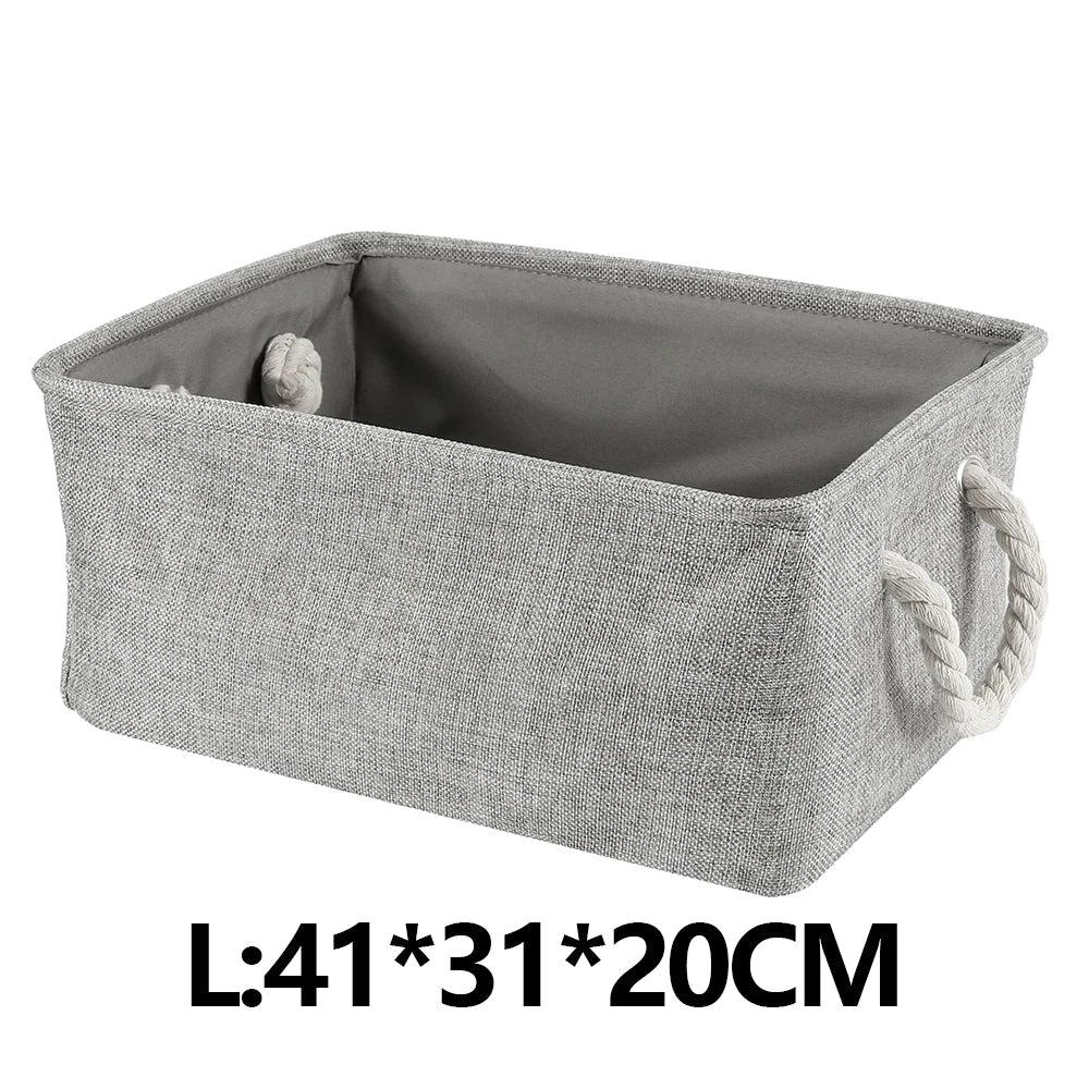 1/6Pcs Storage Cubes Closet Clothes Shoes Storage Containers Foldable Felt Fabric Cube Storage Bins Toy Cube Baskets Saves Space - Figgostyle