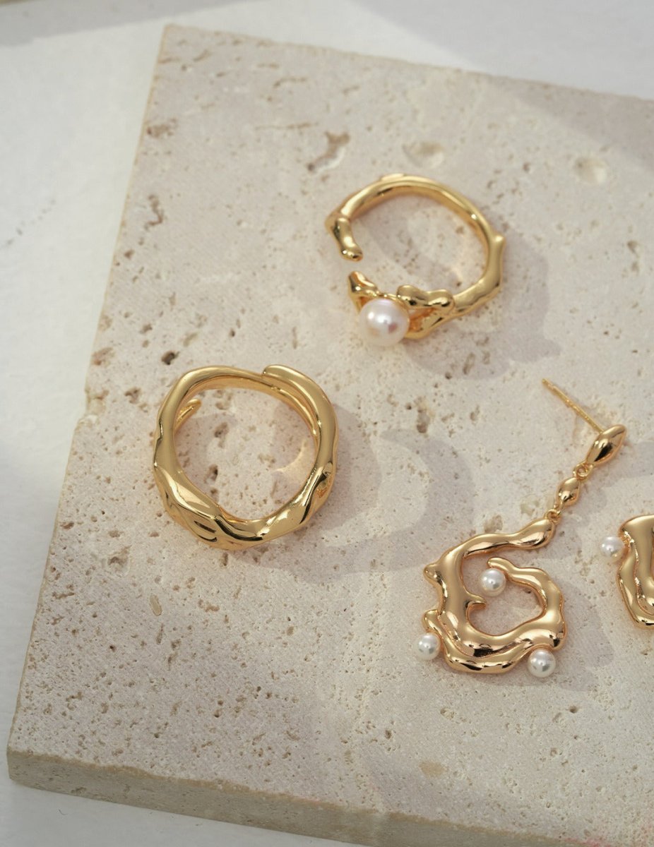 925 sterling silver ring, part of the Natural Style collection - Figgostyle